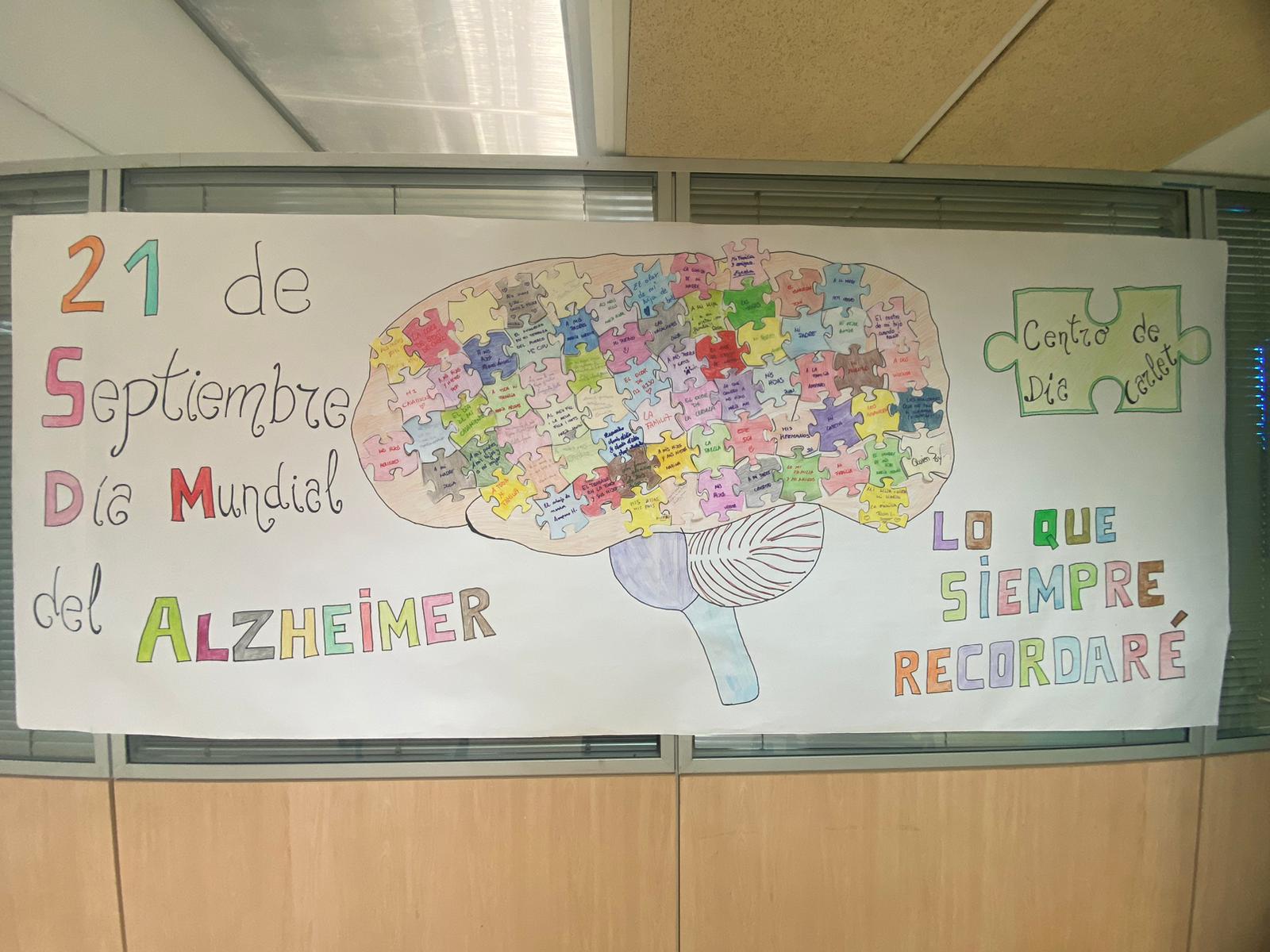 Murales con motivo del Día Mundial del Alzheimer (C.D. Carlet)