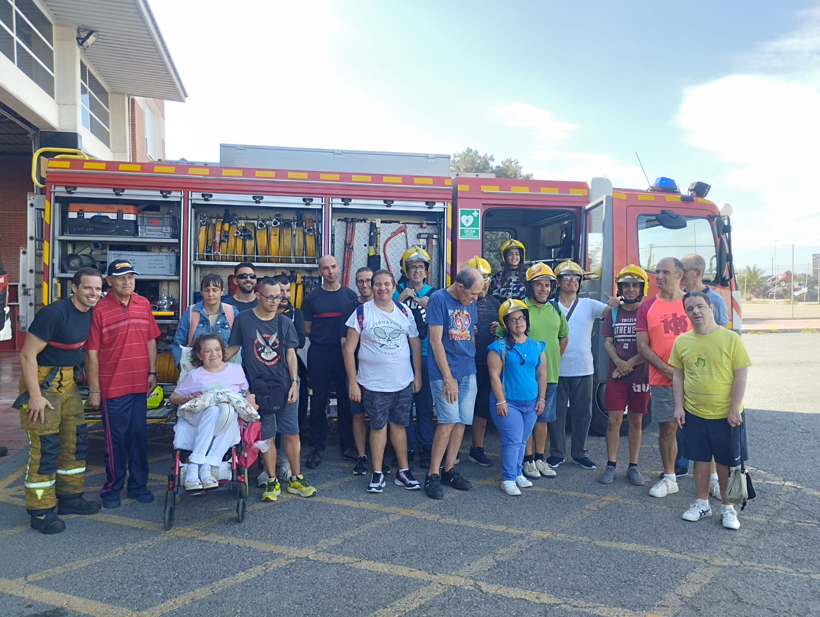 Visita al Parque de Bomberos de Elche