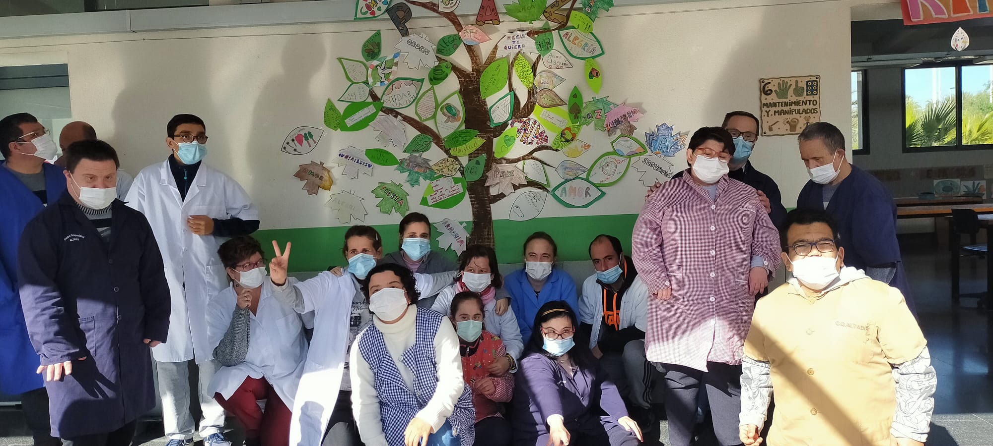 Celebración del Día de la Paz y No Violencia al C.O. Altabix del IVASS en Elche