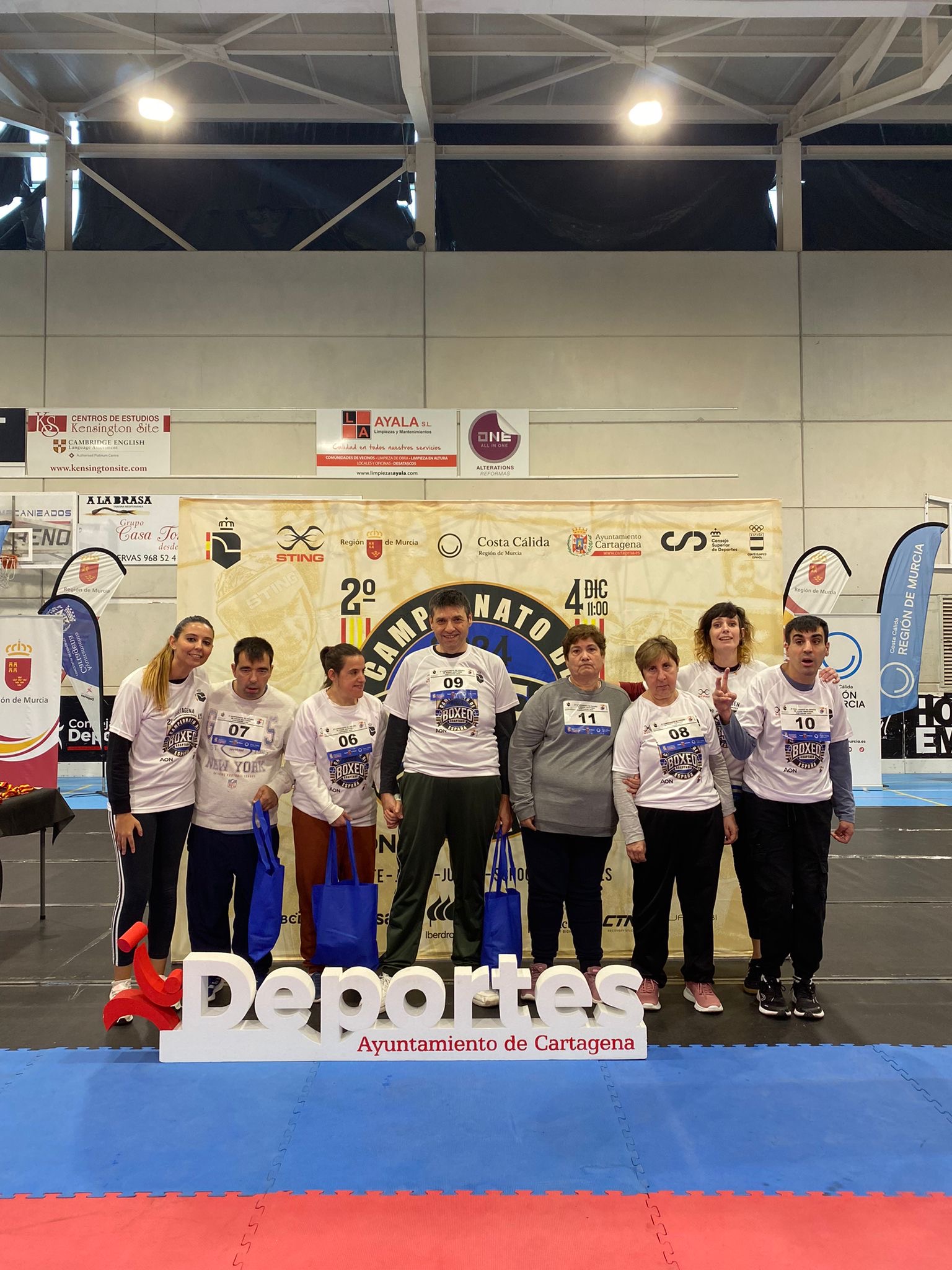 Usuarios de la Residència Caixa Ontinyent de Xàtiva participaron en el II Campeonato de Boxeo Adaptado organizado por Federación Española en Cartagena 