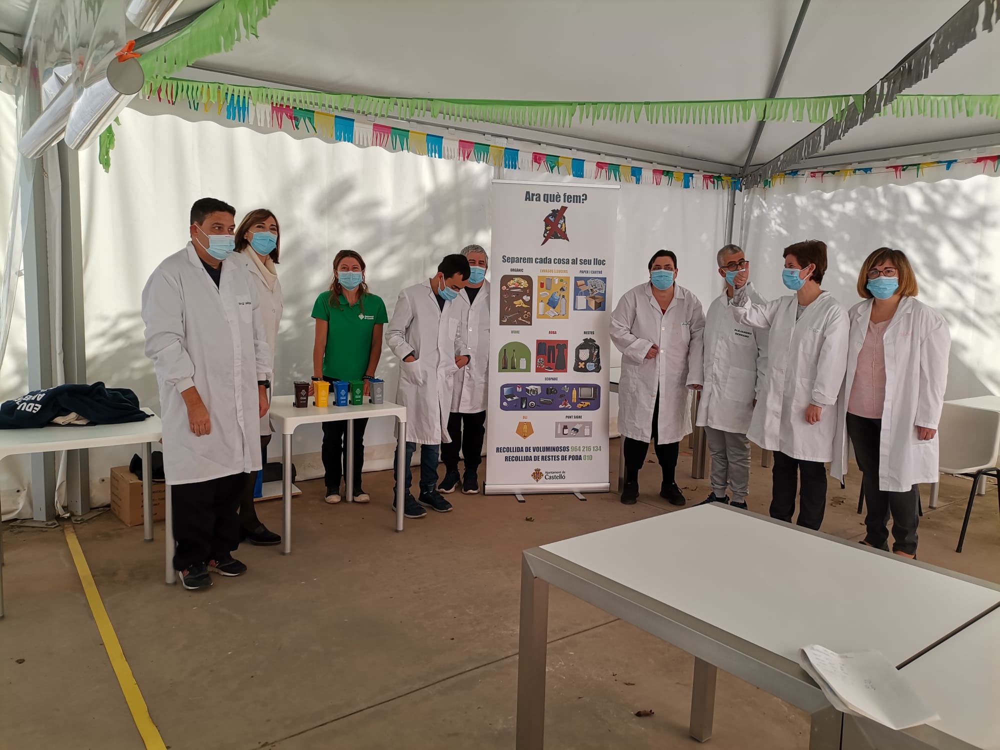 Personas con diversidad funcional intelectual del C.O. Rafalafena participan en las acciones de educación ambiental de Castellón