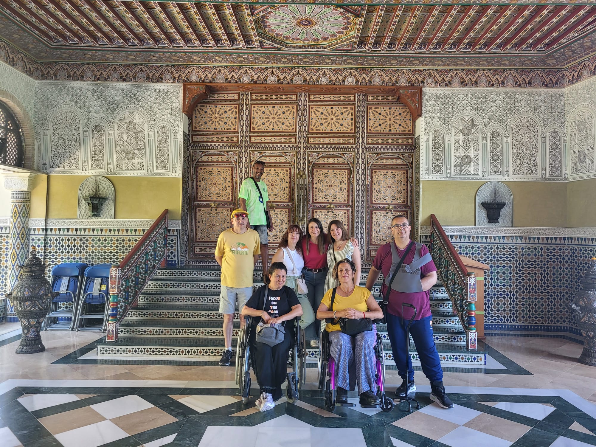 Les persones amb DCA del centre Ruzafa visiten el Palau de Cervelló