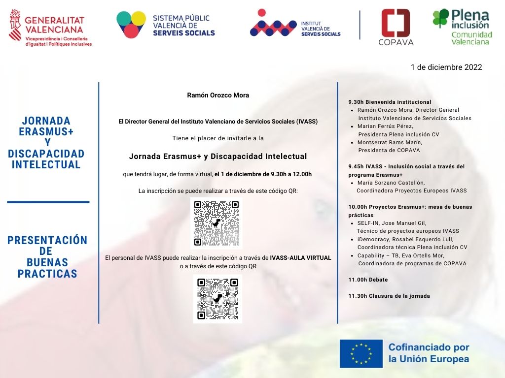 Jornada Erasmus+ y Discapacidad Intelectual
