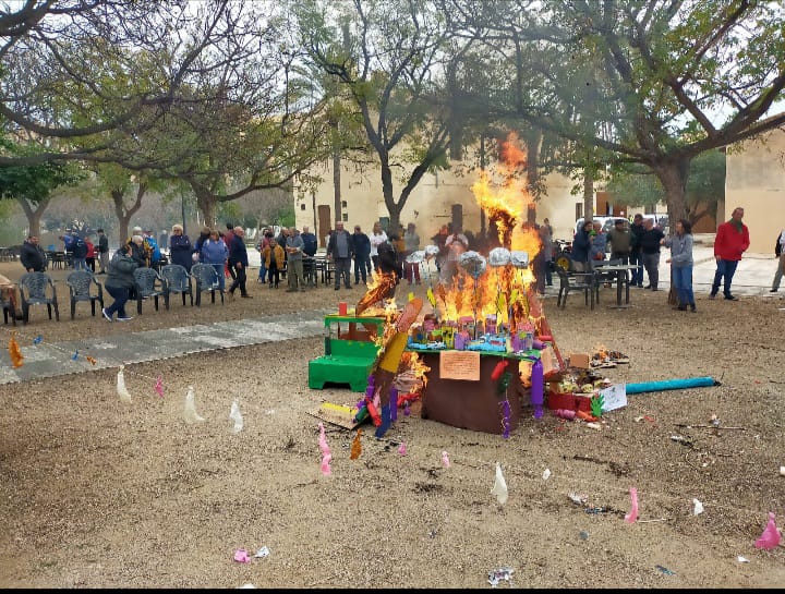 Cremà de la falleta del C.O. Marxalenes 