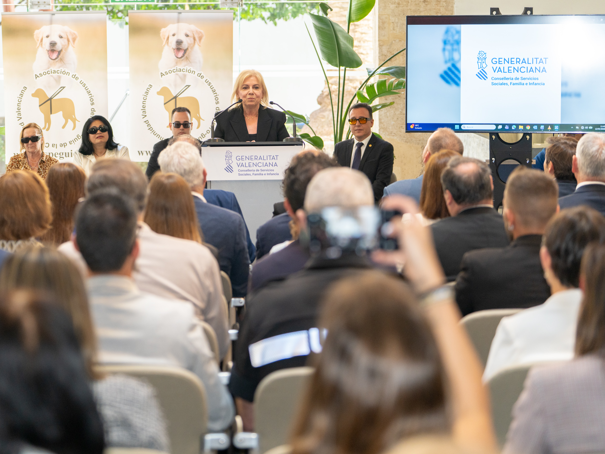 La directora general María José Rico ha participat en la II Gal·la Premis Accessibles organitzada per ASPEGUI en el Palau de Pineda