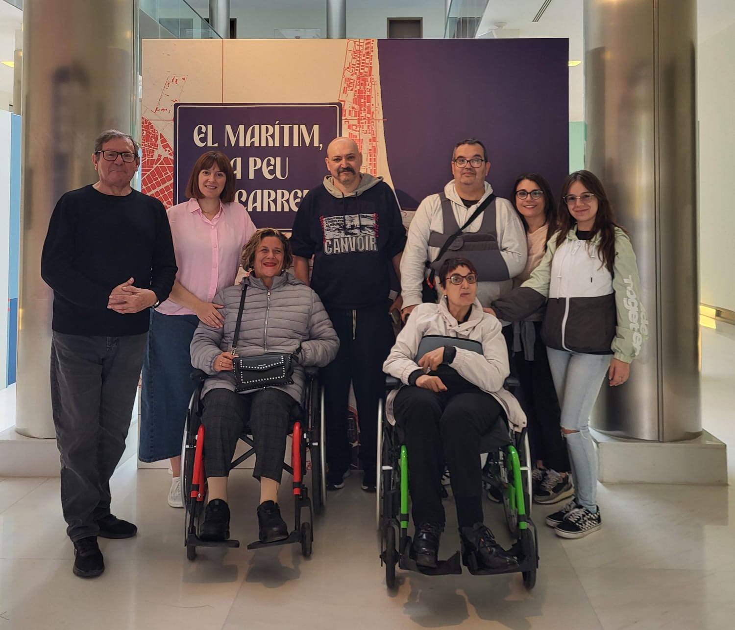 Exposició ‘El Marítim, a peu de carrer’ de Valencia Port en el Edifici del Rellotge