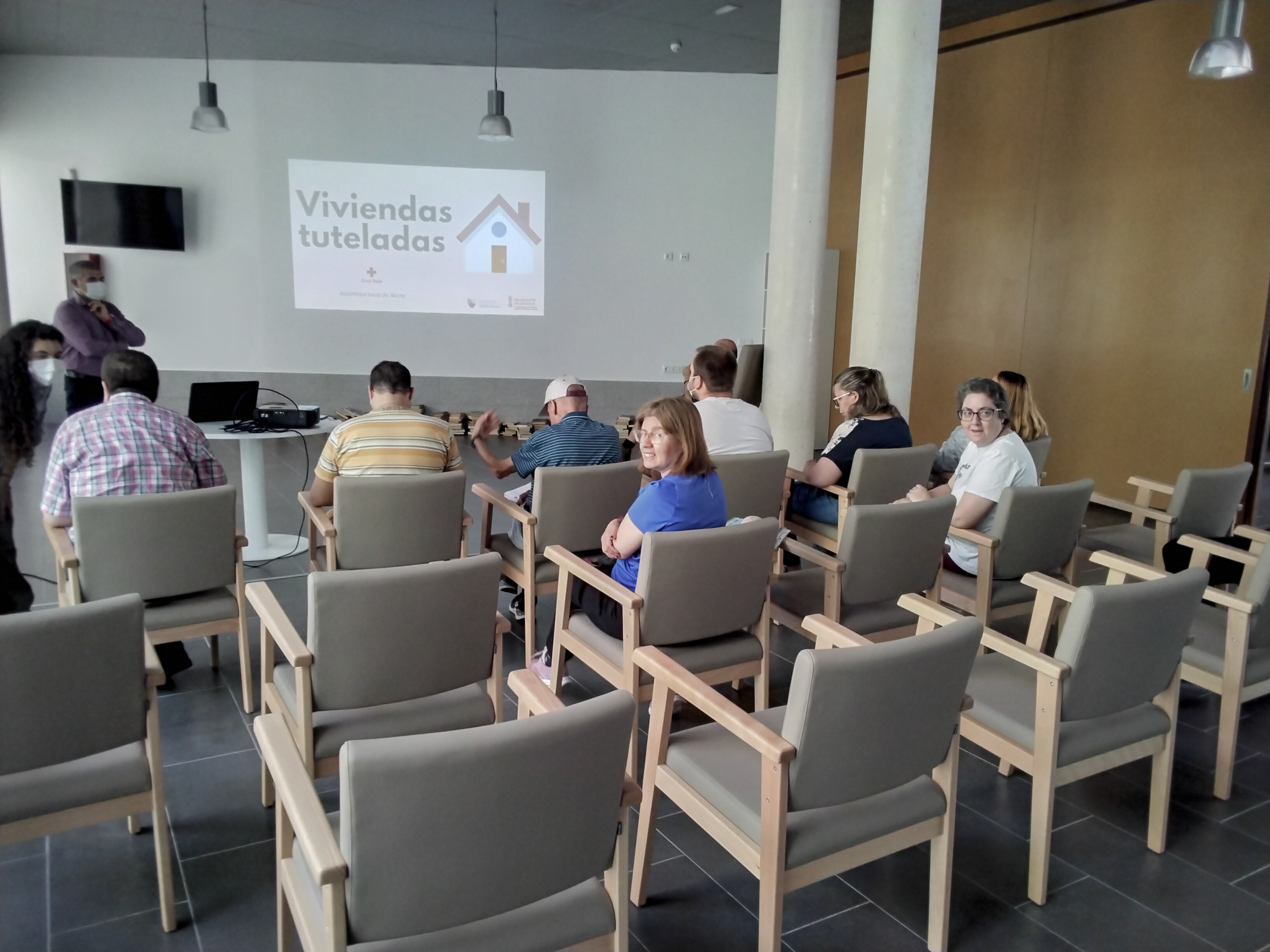 Visita de Viviendas Tuteladas de Cruz Roja (Alcoy)