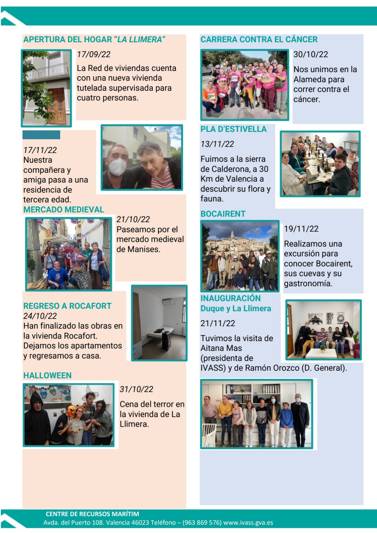Publicación del Boletín de la Red de Viviendas Tuteladas de IVASS