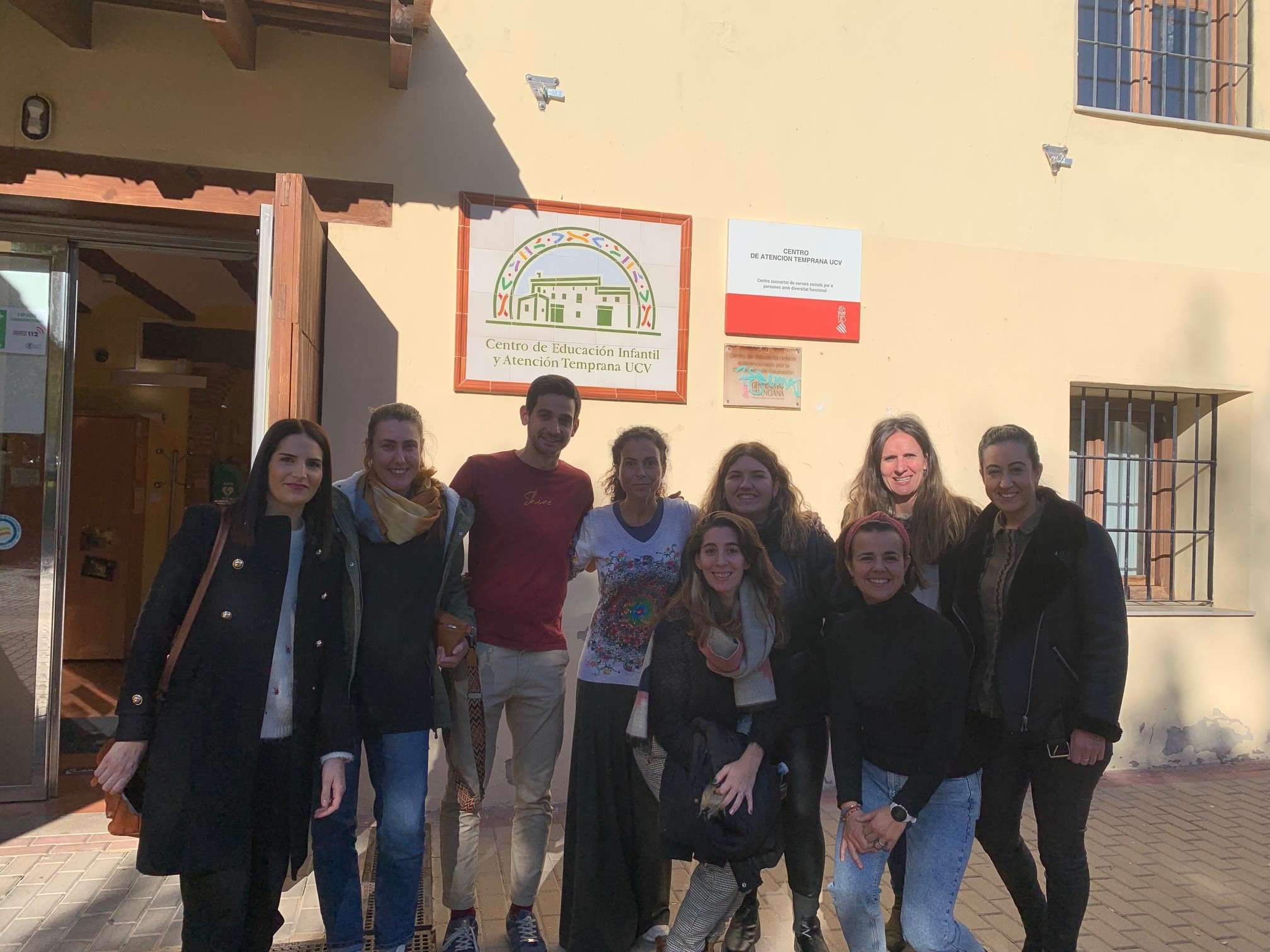 Técnicos del CAT Creixem del IVASS en Vinaroz y del CAT y Educación Infantil L'Alqueria de la Universidad Católica de Valencia 