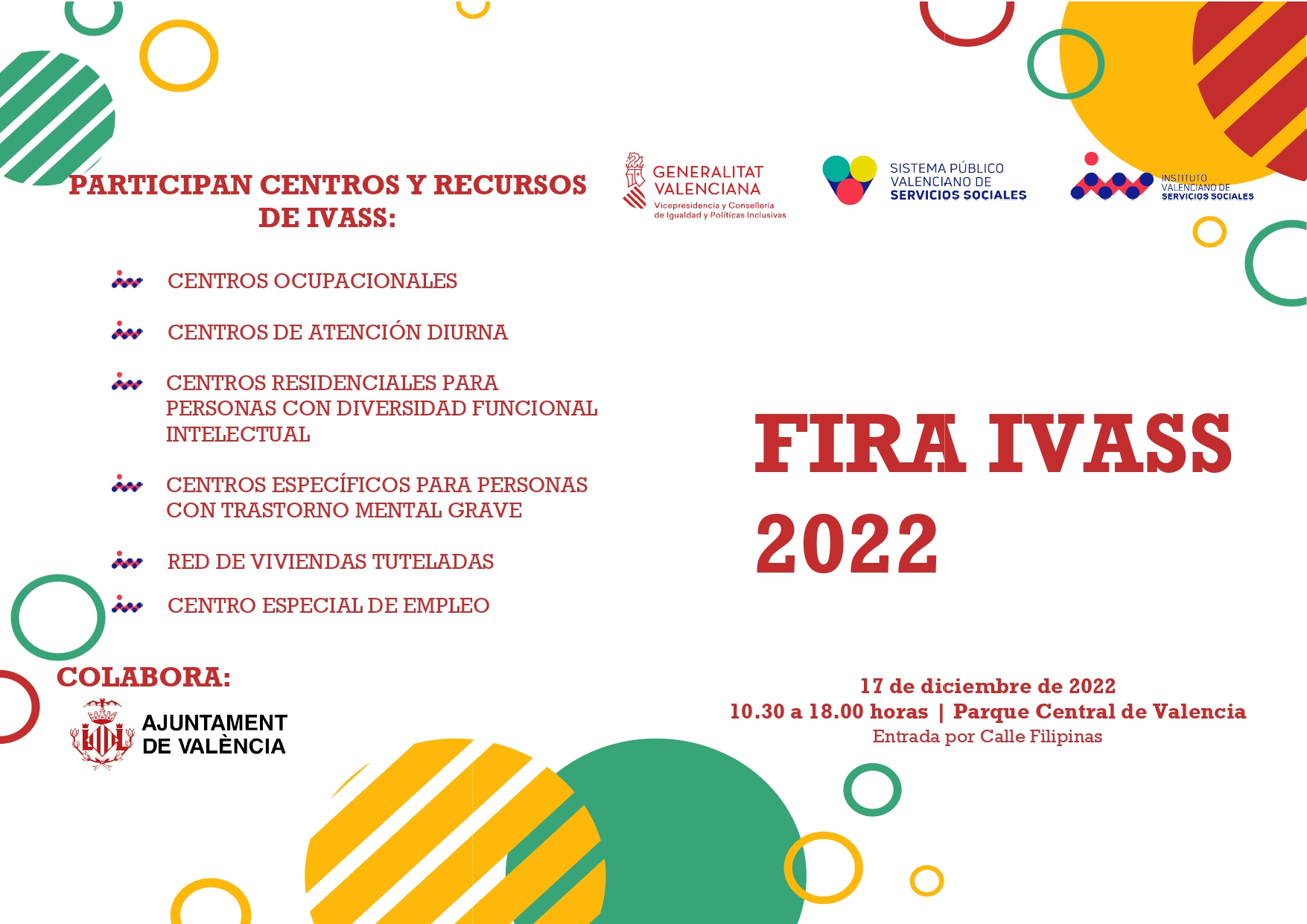 El 17 de diciembre celebramos la Feria IVASS
